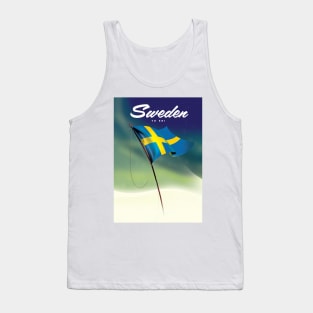 Sweden Travel poster Tank Top